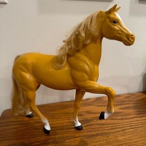 1980 Mattel Barbie Dream Horse Dallas Golden Palomino #3312 Toy Vintage 10” tall